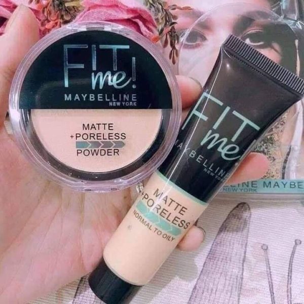 2-in-1 fit-me Foundation & Face Powder Combo – Ivory Shade