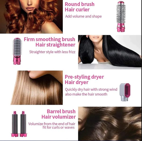 5-in-1 Hair Styler Brush | Air wrap