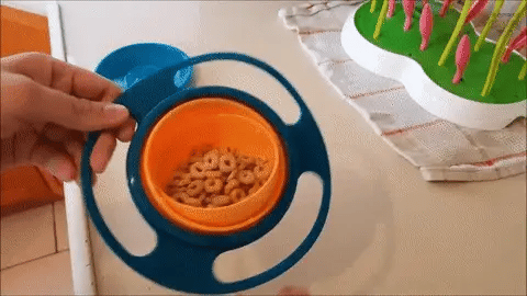 Gyro Bowl – 360° Rotation Spill-Proof Kids Bowl