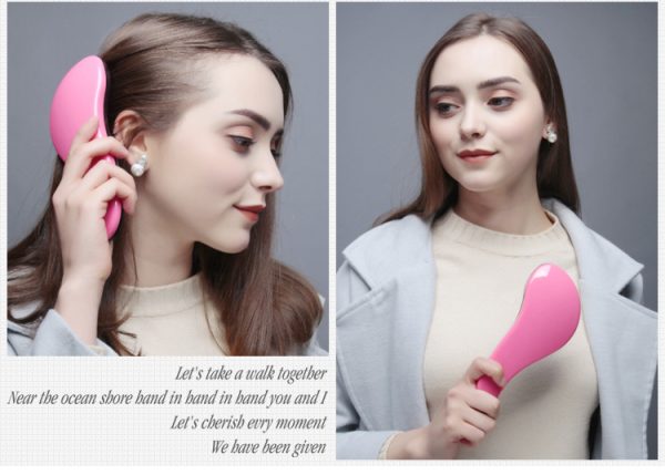 Hair Brush Combs Salon Gentle Anti-static Brush (Random Color).
