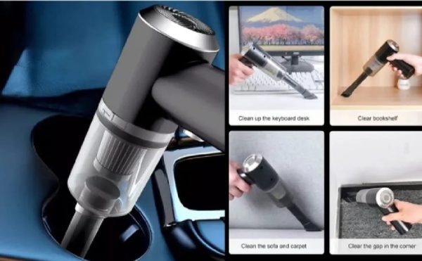 3 In 1 Portable Car Vacuum Cleaner