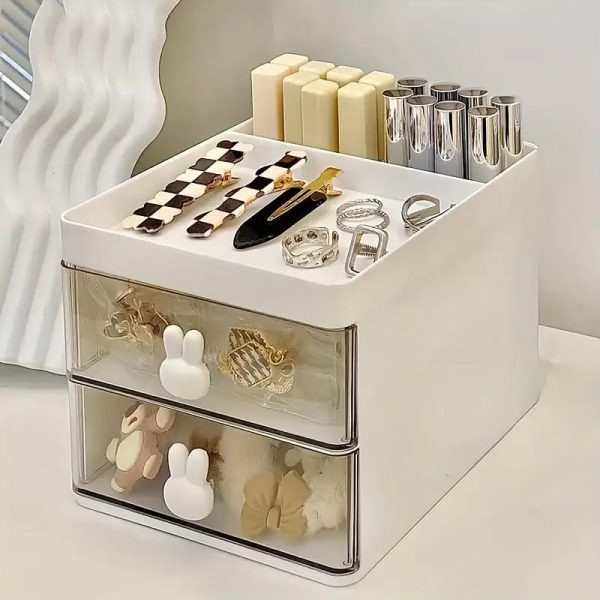 Rabbit Handle Clear Organizer (Random Color)