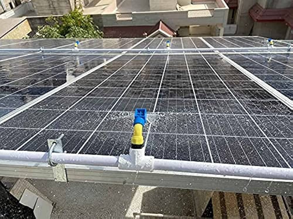 Pack of 10 Solar Panel Cleaning Nozzles | 1/2 Inch PVC Sprinkler Heads
