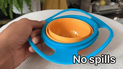 Gyro Bowl – 360° Rotation Spill-Proof Kids Bowl
