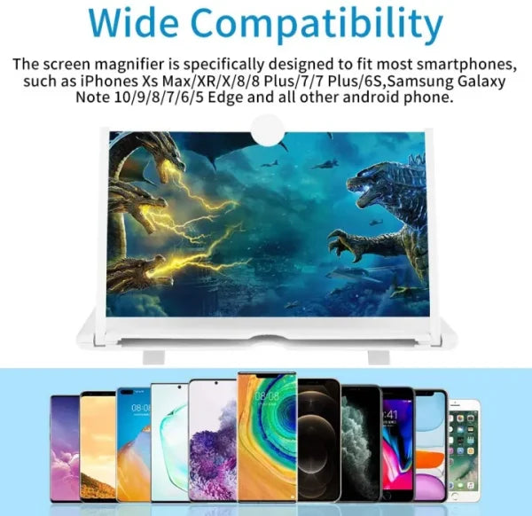 Phone Screen Magnifier – Portable Home Cinema.