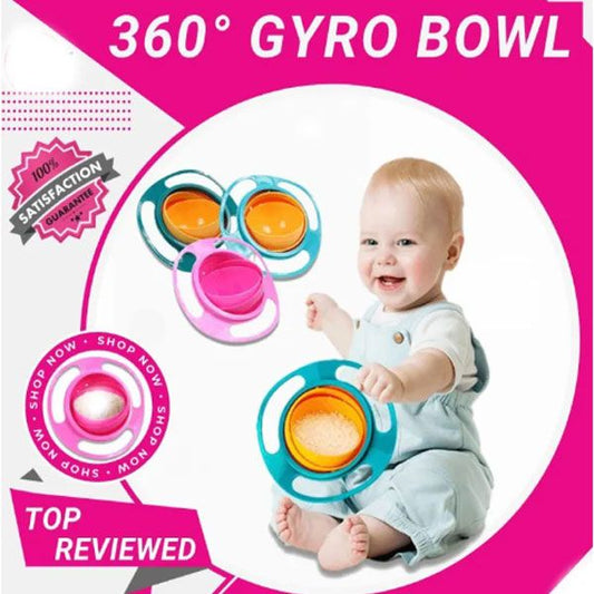 Gyro Bowl – 360° Rotation Spill-Proof Kids Bowl